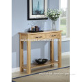 2015 hotest Solid oak 2 Drawer Console Table